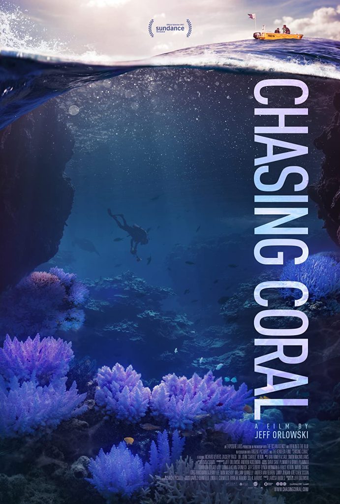 Chasing Coral (2017): Esta película documental se centra en una organización dedicada a la conservación de los arrecifes de coral